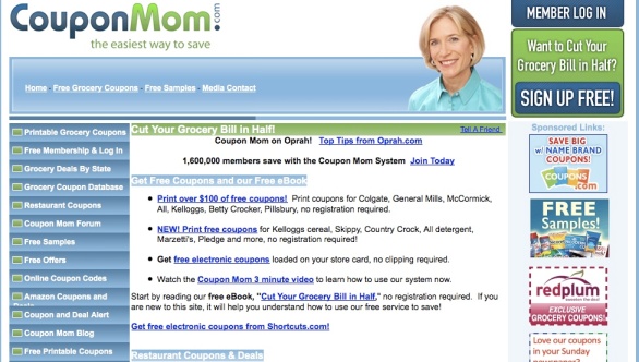 Coupon Mom Website 23